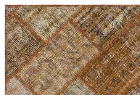 Apex Patchwork Unique Kahve 31141 120 cm X 180 cm - 5