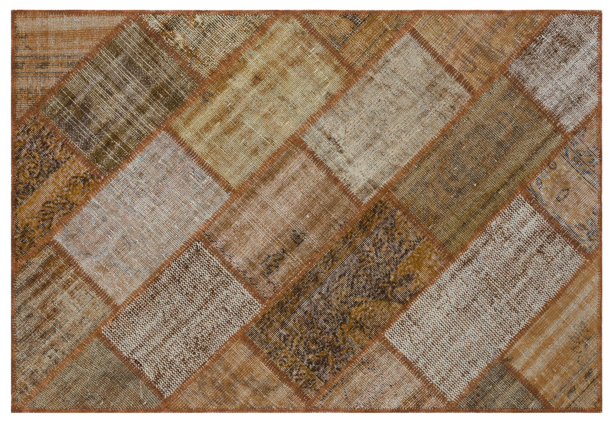 Apex Patchwork Unique Kahve 31149 120 cm X 180 cm