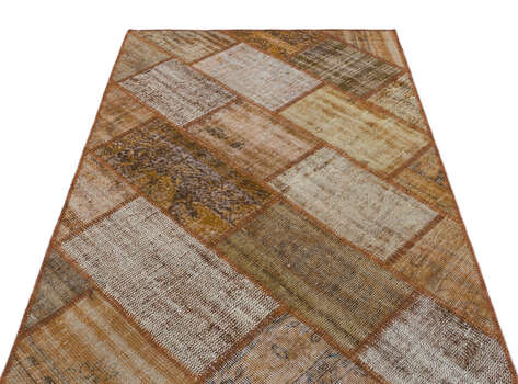 Apex Patchwork Unique Kahve 31149 120 cm X 180 cm - 3