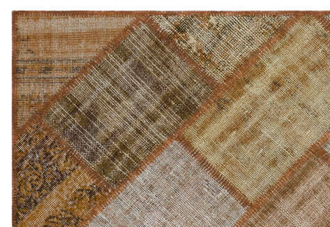Apex Patchwork Unique Kahve 31149 120 cm X 180 cm - 5