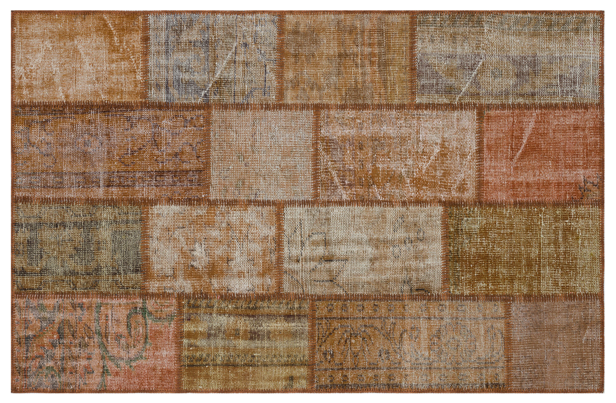 Apex Patchwork Unique Kahve 31186 120 cm X 180 cm