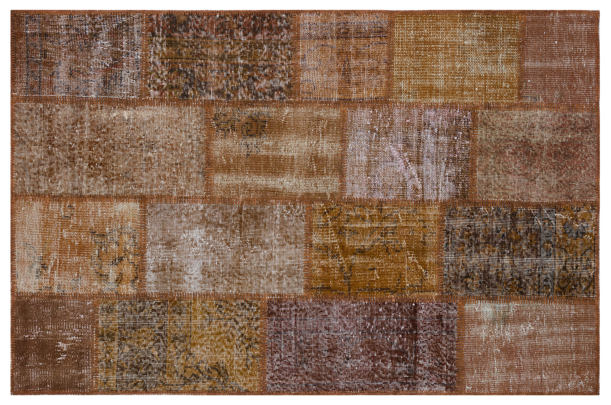 Apex Patchwork Unique Kahve 31188 120 cm X 180 cm