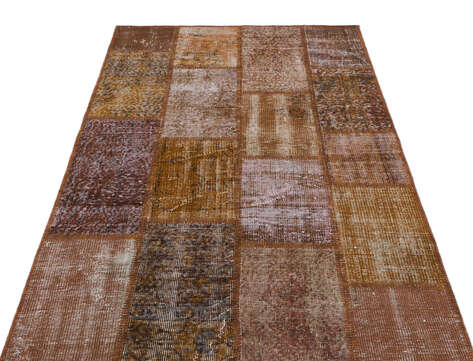 Apex Patchwork Unique Kahve 31188 120 cm X 180 cm - 3