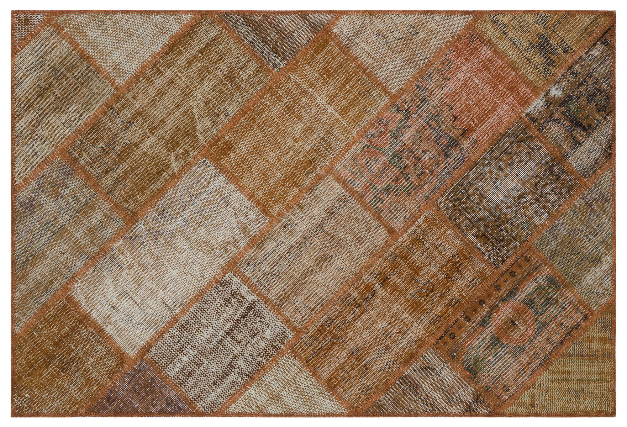 Apex Patchwork Unique Kahve 31192 120 cm X 180 cm