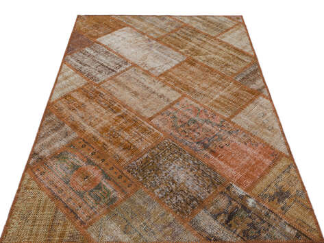 Apex Patchwork Unique Kahve 31192 120 cm X 180 cm - 3