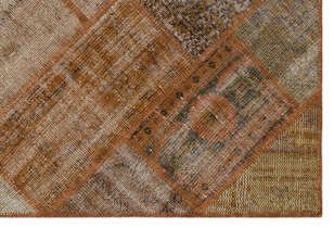 Apex Patchwork Unique Kahve 31192 120 cm X 180 cm - 4