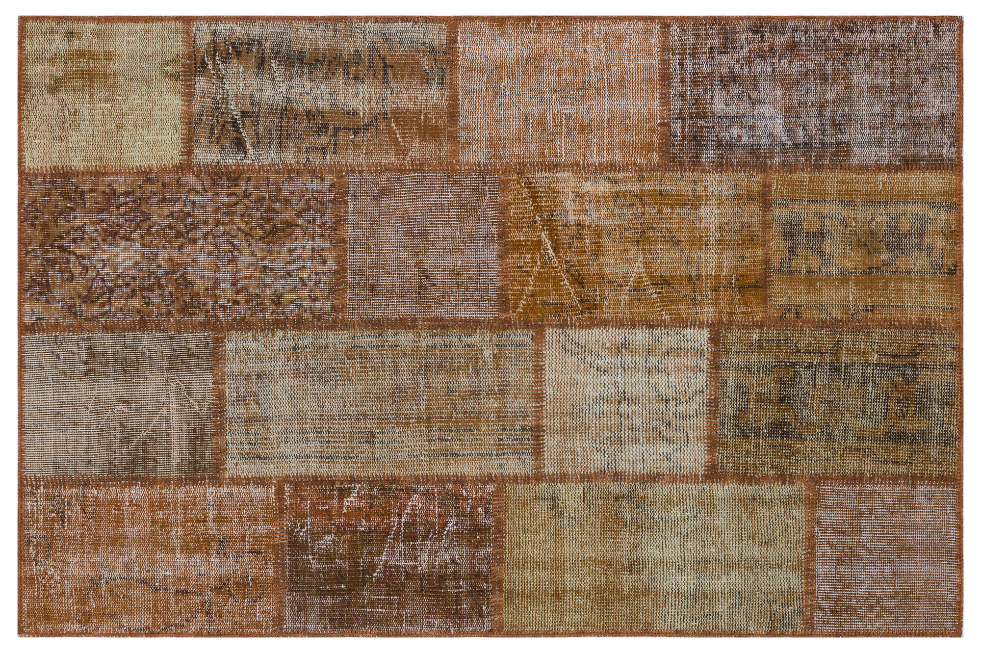 Apex Patchwork Unique Kahve 31217 120 cm X 180 cm