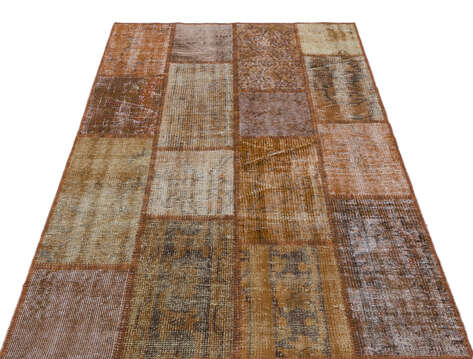 Apex Patchwork Unique Kahve 31217 120 cm X 180 cm - 3