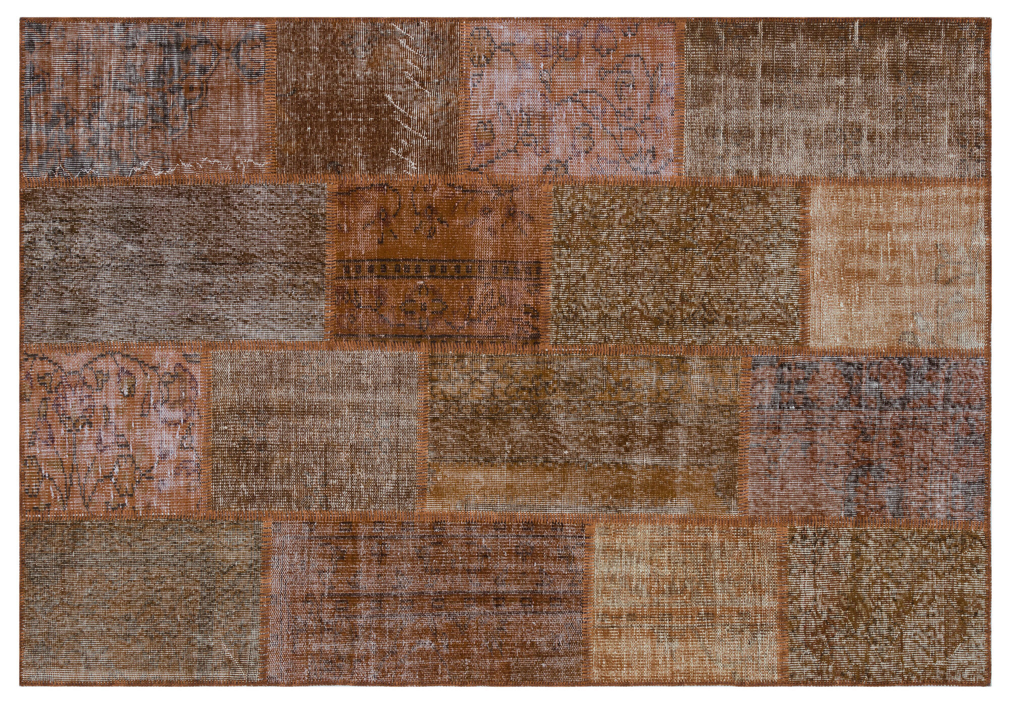Apex Patchwork Unique Kahve 31268 160 cm X 230 cm