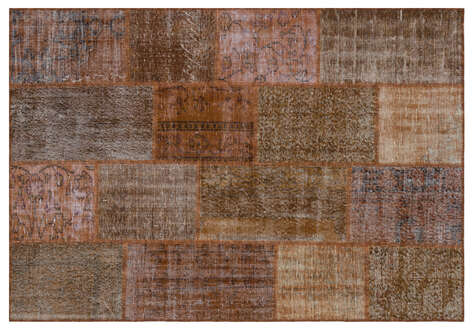 Apex Patchwork Unique Kahve 31268 160 cm X 230 cm - 1
