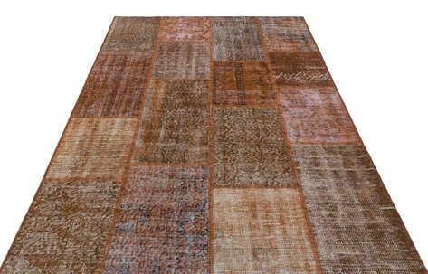 Apex Patchwork Unique Kahve 31268 160 cm X 230 cm - 3