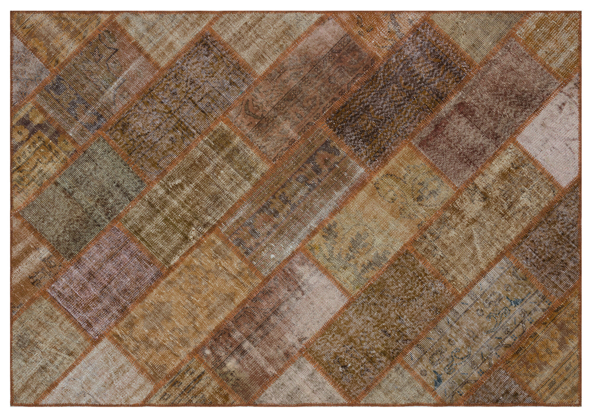 Apex Patchwork Unique Kahve 31292 160 cm X 230 cm