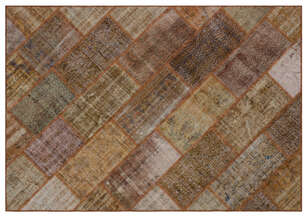 Apex Patchwork Unique Kahve 31292 160 cm X 230 cm (1)
