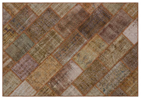 Apex Patchwork Unique Kahve 31292 160 cm X 230 cm - 1