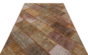 Apex Patchwork Unique Kahve 31292 160 cm X 230 cm (3)