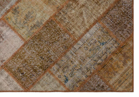 Apex Patchwork Unique Kahve 31292 160 cm X 230 cm - 4