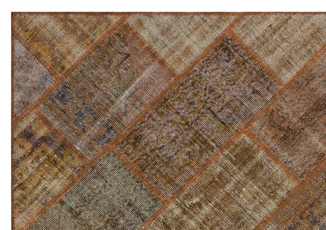 Apex Patchwork Unique Kahve 31292 160 cm X 230 cm - 5