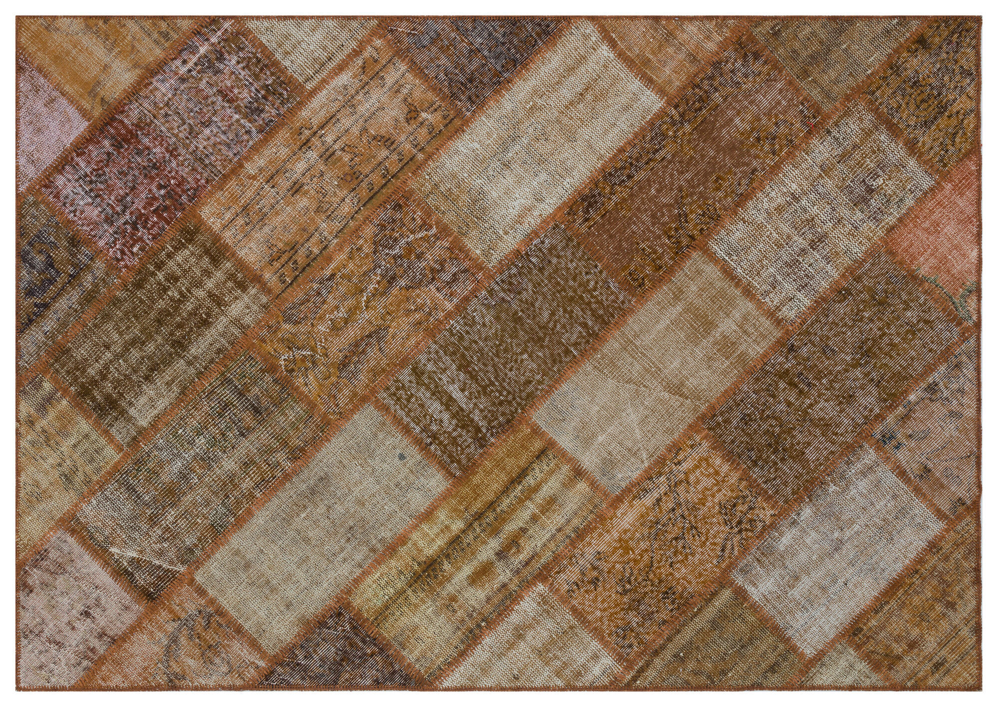Apex Patchwork Unique Kahve 31313 160 cm X 230 cm