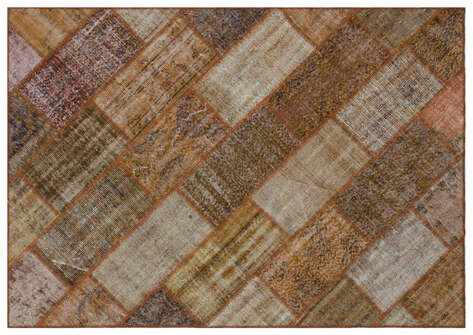 Apex Patchwork Unique Kahve 31313 160 cm X 230 cm - 1