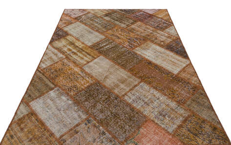 Apex Patchwork Unique Kahve 31313 160 cm X 230 cm - 3