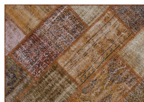 Apex Patchwork Unique Kahve 31313 160 cm X 230 cm - 5