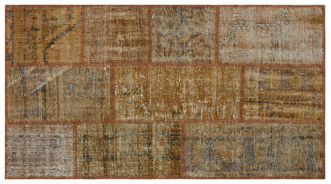 Apex Patchwork Unique Kahve 31348 080 cm X 150 cm - 1