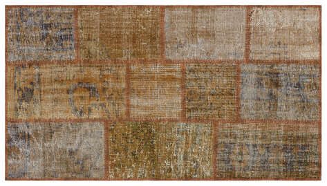 Apex Patchwork Unique Kahve 31392 080 cm X 150 cm - 1