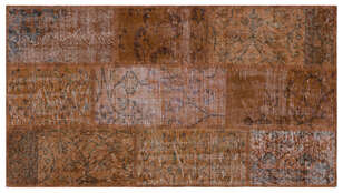 Apex Patchwork Unique Kahve 31395 080 cm X 150 cm (1)