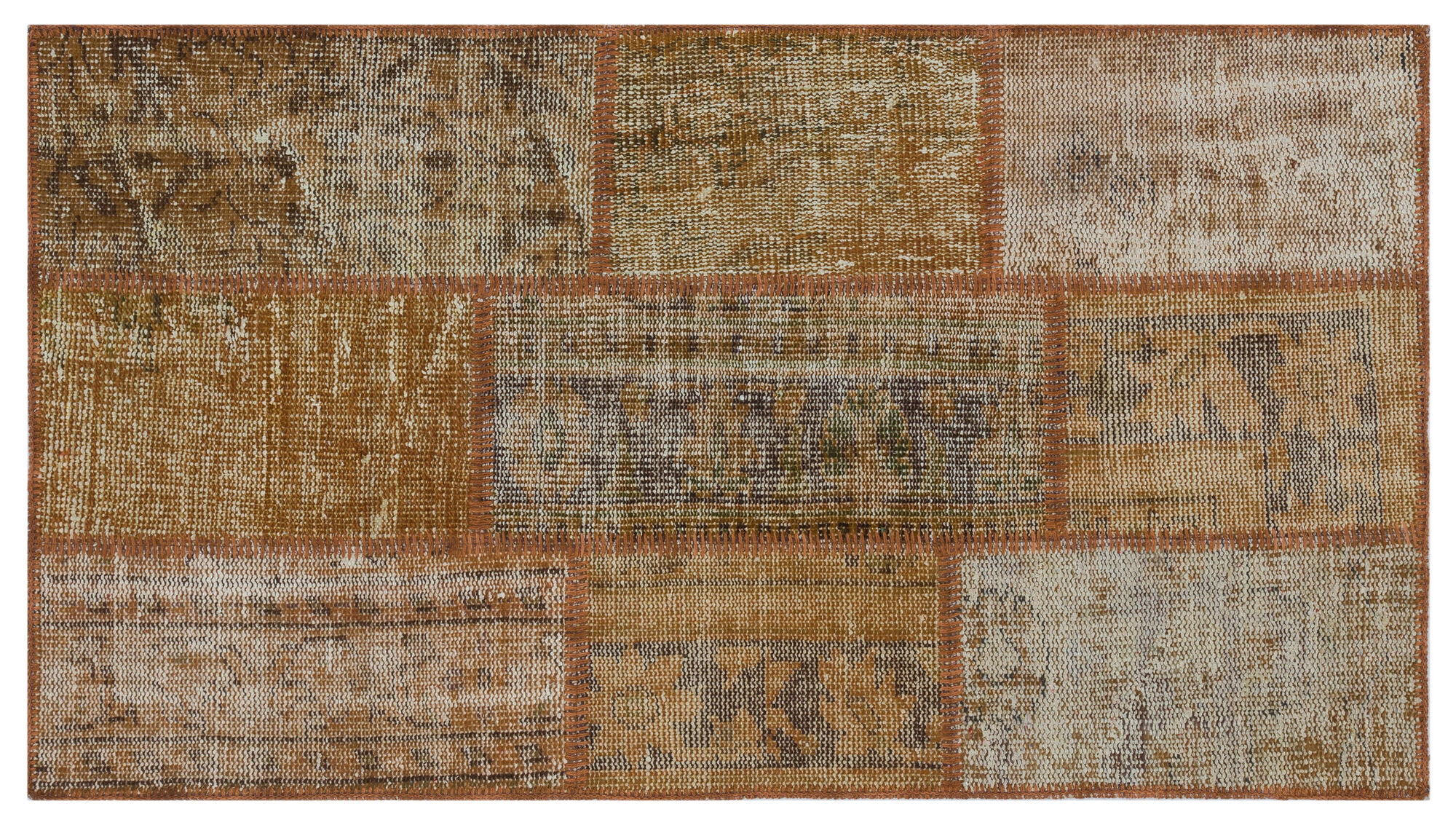 Apex Patchwork Unique Kahve 31399 080 cm X 150 cm