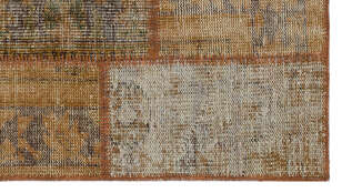 Apex Patchwork Unique Kahve 31399 080 cm X 150 cm (4)