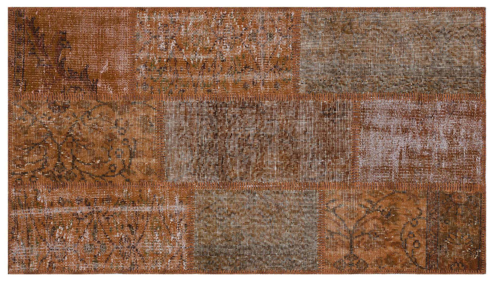 Apex Patchwork Unique Kahve 31407 080 cm X 150 cm