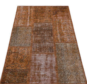 Apex Patchwork Unique Kahve 31407 080 cm X 150 cm (3)