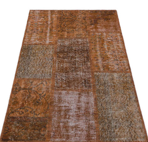 Apex Patchwork Unique Kahve 31407 080 cm X 150 cm - 3