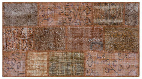Apex Patchwork Unique Kahve 31426 080 cm X 150 cm - 1