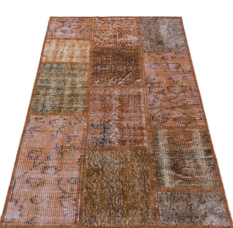 Apex Patchwork Unique Kahve 31426 080 cm X 150 cm - 3