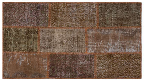 Apex Patchwork Unique Kahve 31439 080 cm X 150 cm - 1