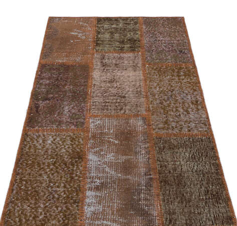 Apex Patchwork Unique Kahve 31439 080 cm X 150 cm - 3