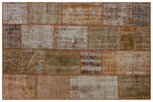 Apex Patchwork Unique Kahve 33212 120 cm X 180 cm (1)