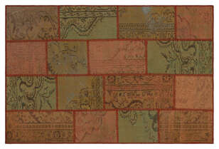 Apex Patchwork Unique Kahve 33848 120 cm X 183 cm (1)