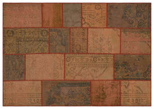 Apex Patchwork Unique Kahve 33913 160 cm X 230 cm (1)