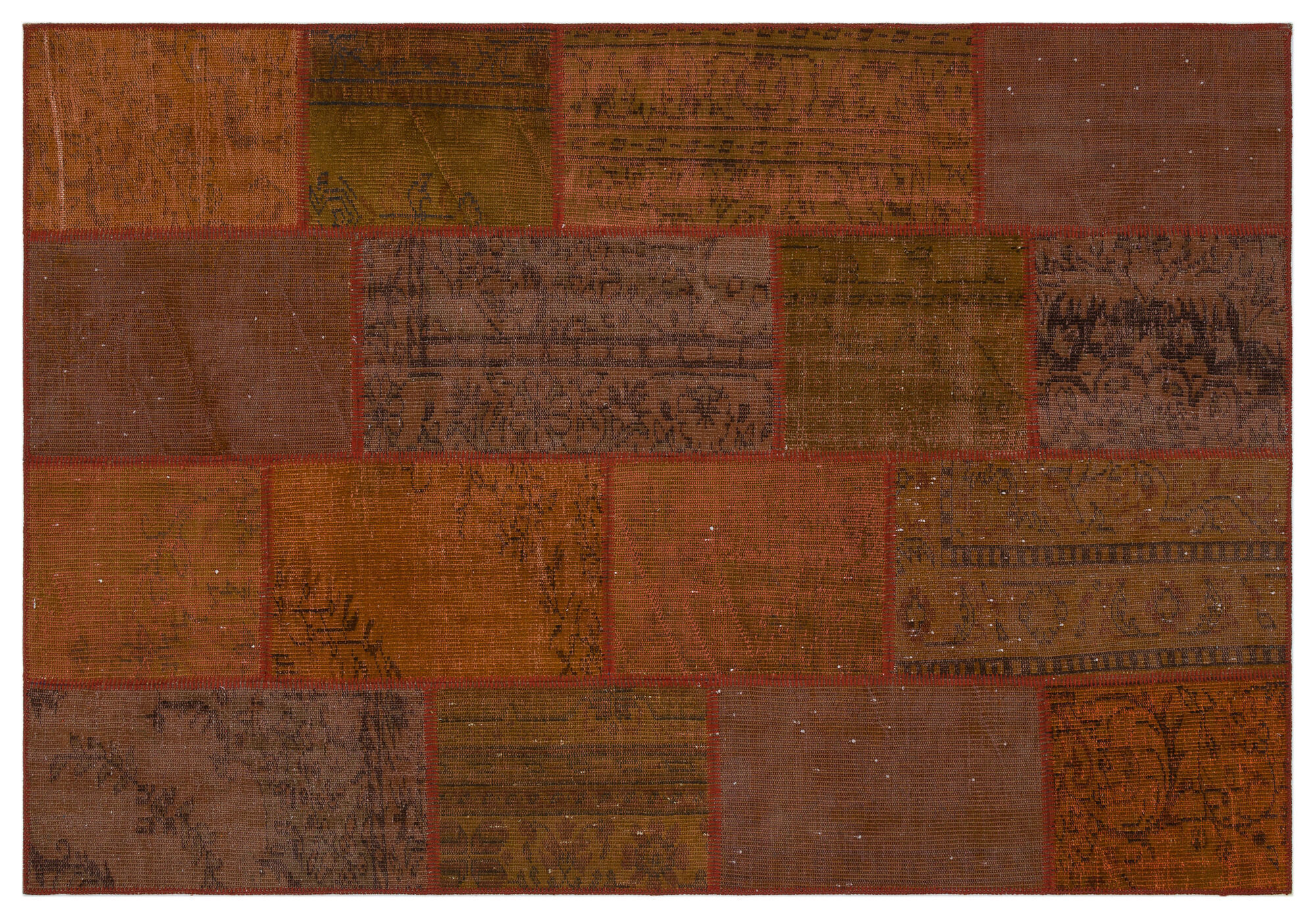 Apex Patchwork Unique Kahve 33918 160 cm X 230 cm