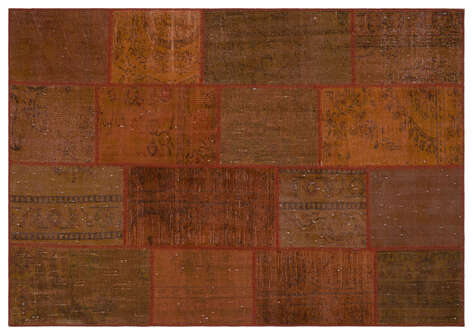 Apex Patchwork Unique Kahve 33950 160 cm X 230 cm - 1