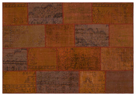 Apex Patchwork Unique Kahve 33958 160 cm X 230 cm - 1
