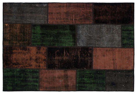Apex Patchwork Unique Kahve 34157 122 cm X 181 cm - 1
