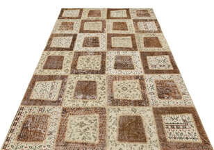 Apex Patchwork Unique Kahve 35446 161 cm X 240 cm (3)