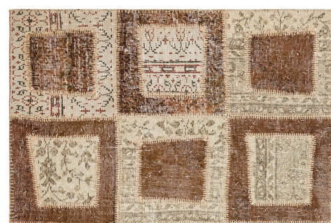 Apex Patchwork Unique Kahve 35446 161 cm X 240 cm - 4