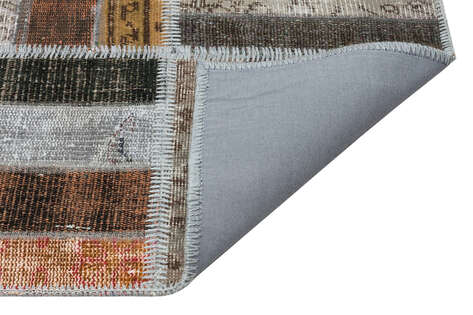 Apex Patchwork Unique Kahve 35477 161 cm X 244 cm - 2