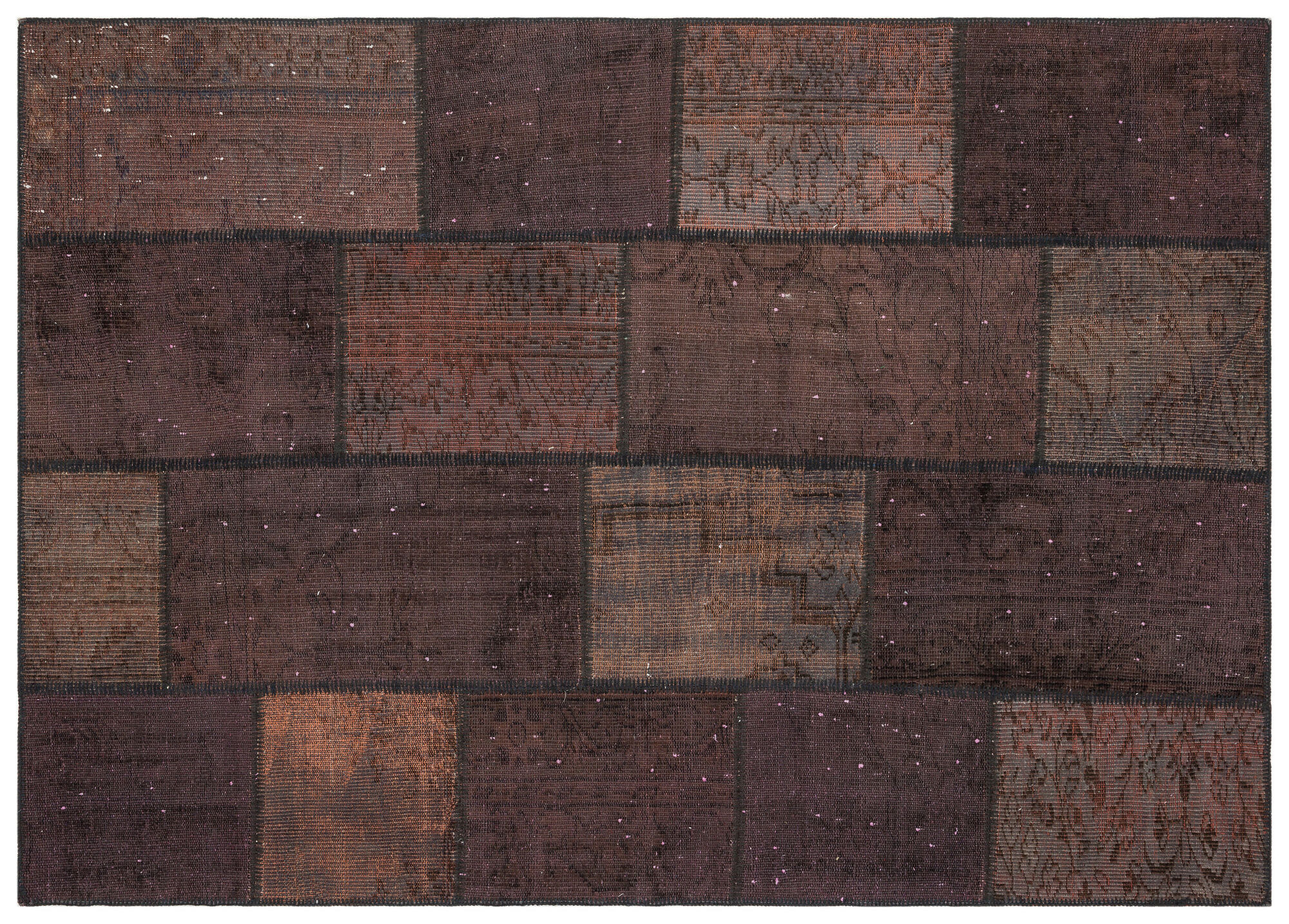 Apex Patchwork Unique Kahve 35809 161 cm X 230 cm