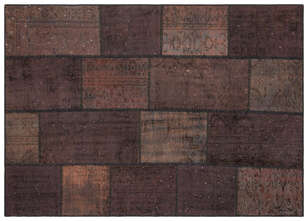 Apex Patchwork Unique Kahve 35809 161 cm X 230 cm (1)