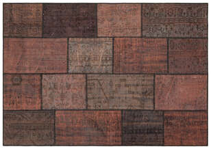 Apex Patchwork Unique Kahve 35822 162 cm X 233 cm (1)